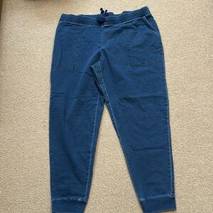 J Jill Purejill indigo pull on denim pants. Size L